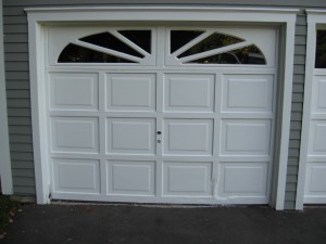 White single garage door | Oxford, ME